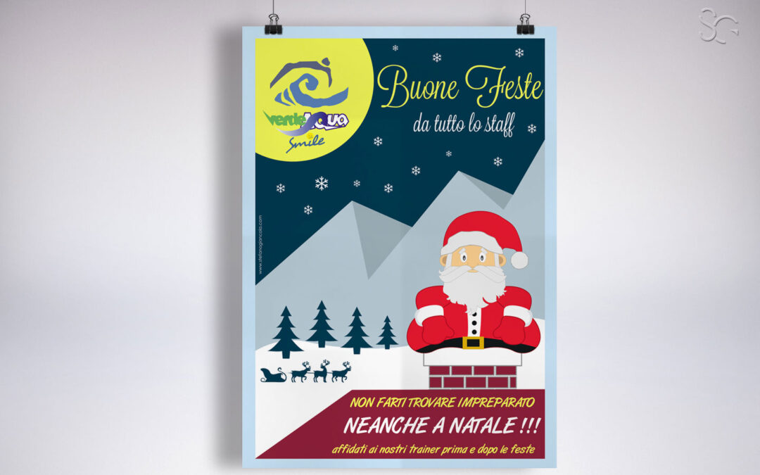 MANIFESTO AUGURI NATALE VERDEAQUA