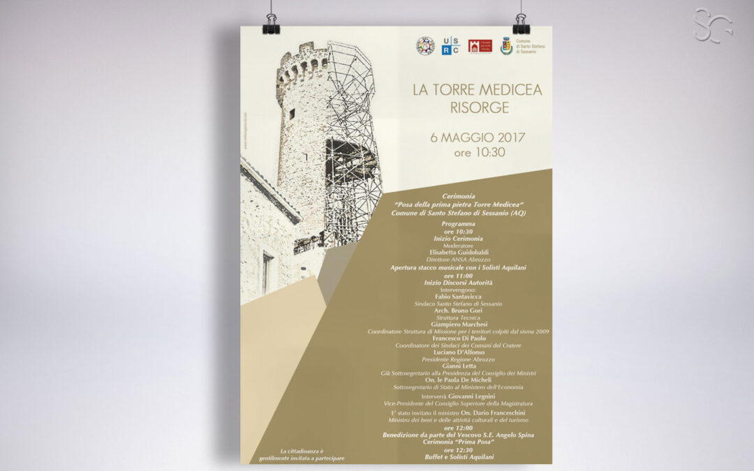 LOCANDINA TORRE MEDICEA SANTO STEFANO DI SESSANIO