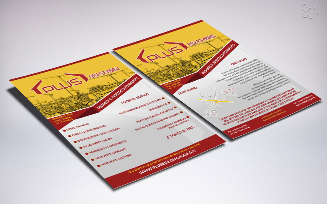 FLYER PLUS OPERE PER IMMOBILI