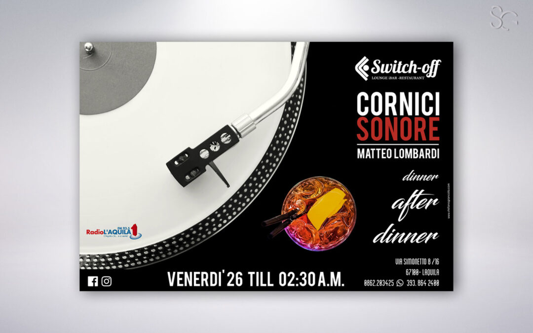 BANNER WEB SWITCH-OFF CORNICI SONORE