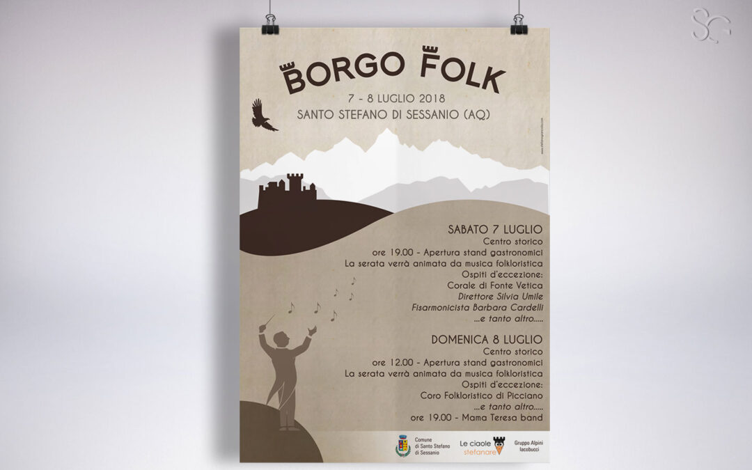 LOCANDINA BORGO FOLK