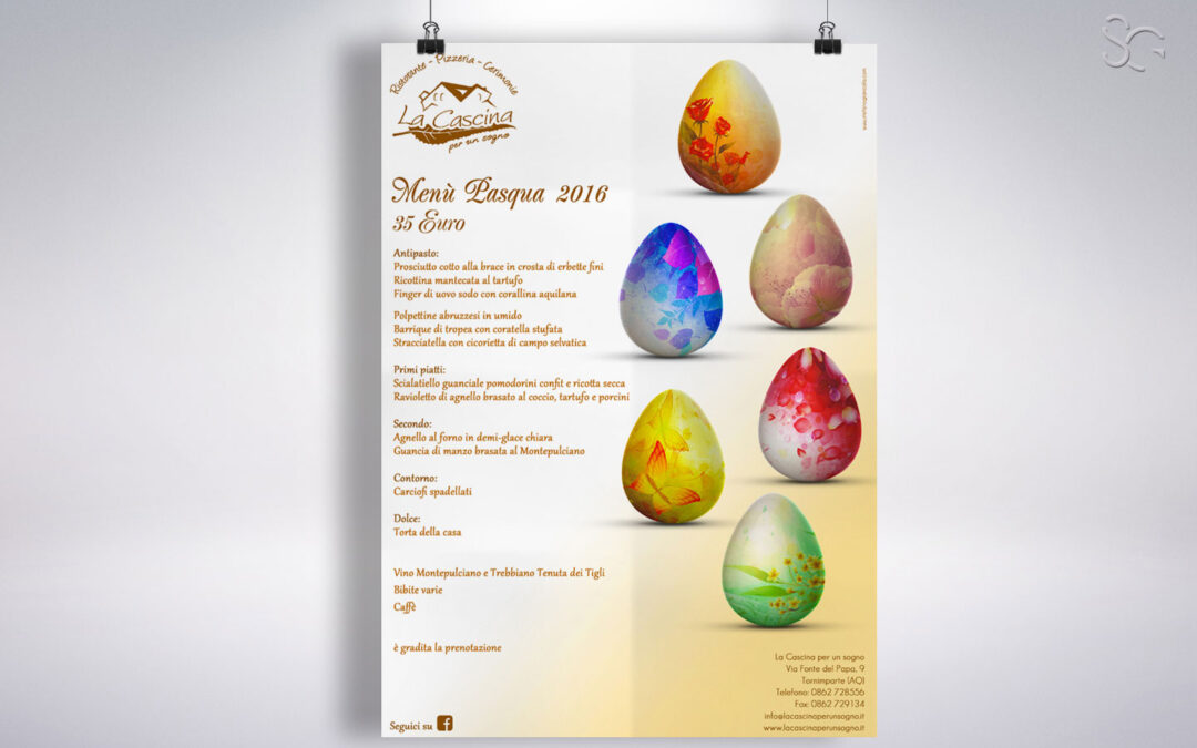 LOCANDINA LA CASCINA PER UN SOGNO PASQUA