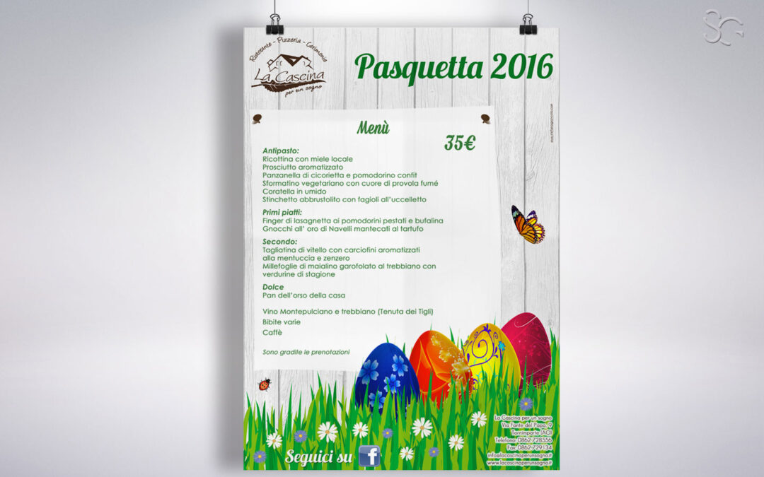 LOCANDINA LA CASCINA PER UN SOGNO PASQUETTA