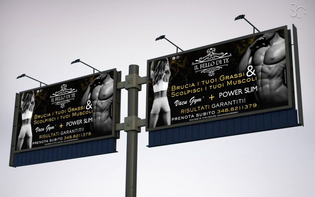 MANIFESTO 6X3 VACUGYM – POWERSLIM IL BELLO DI TE